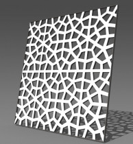 Резная 3D перегородка G8 Танцы гарема