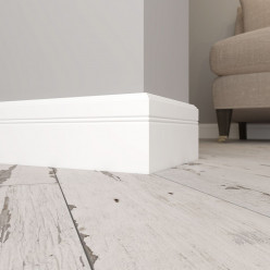 Плинтус белый Ultrawood арт. Base 5380 p (2000 x 110 x 10 мм.)